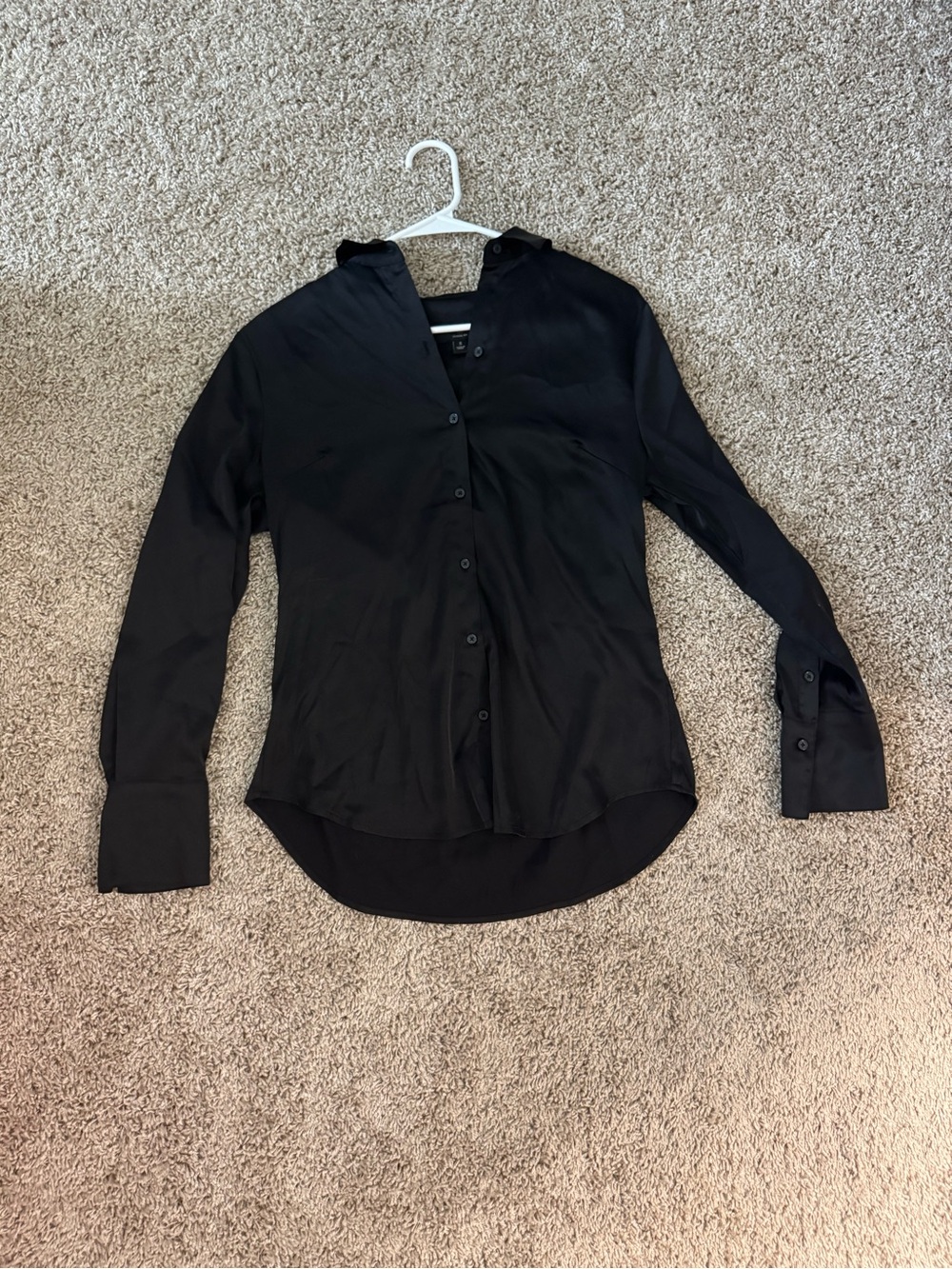 Black Women's Button-Down Blouse